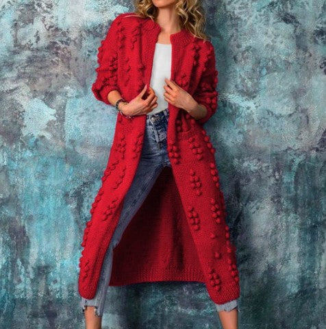 Isabella | Stilvolle Strickjacke mit Strukturdesign