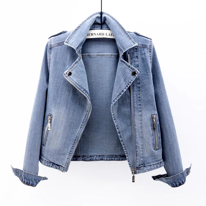Marlene | Stylische gewaschene Jeansjacke für Damen