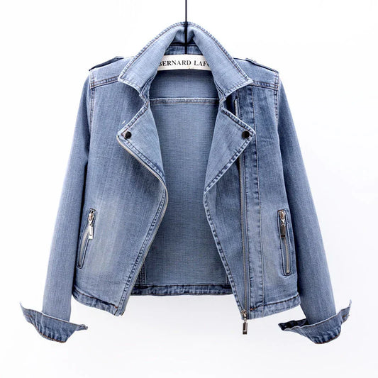 Marlene | Stylische gewaschene Jeansjacke für Damen