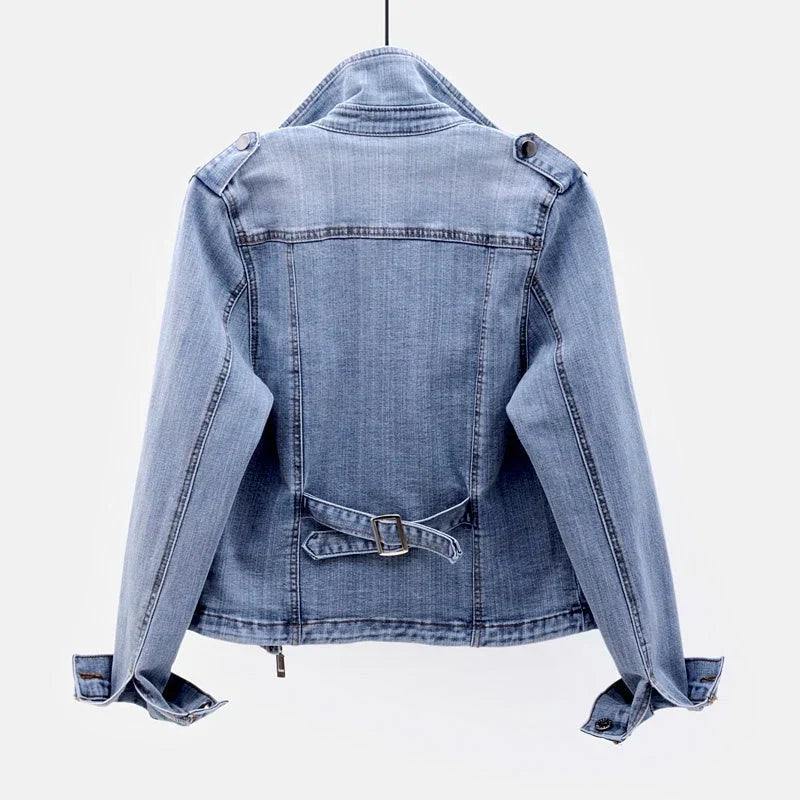 Marlene | Stylische gewaschene Jeansjacke für Damen