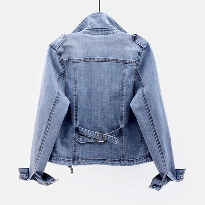 Marlene | Stylische gewaschene Jeansjacke für Damen